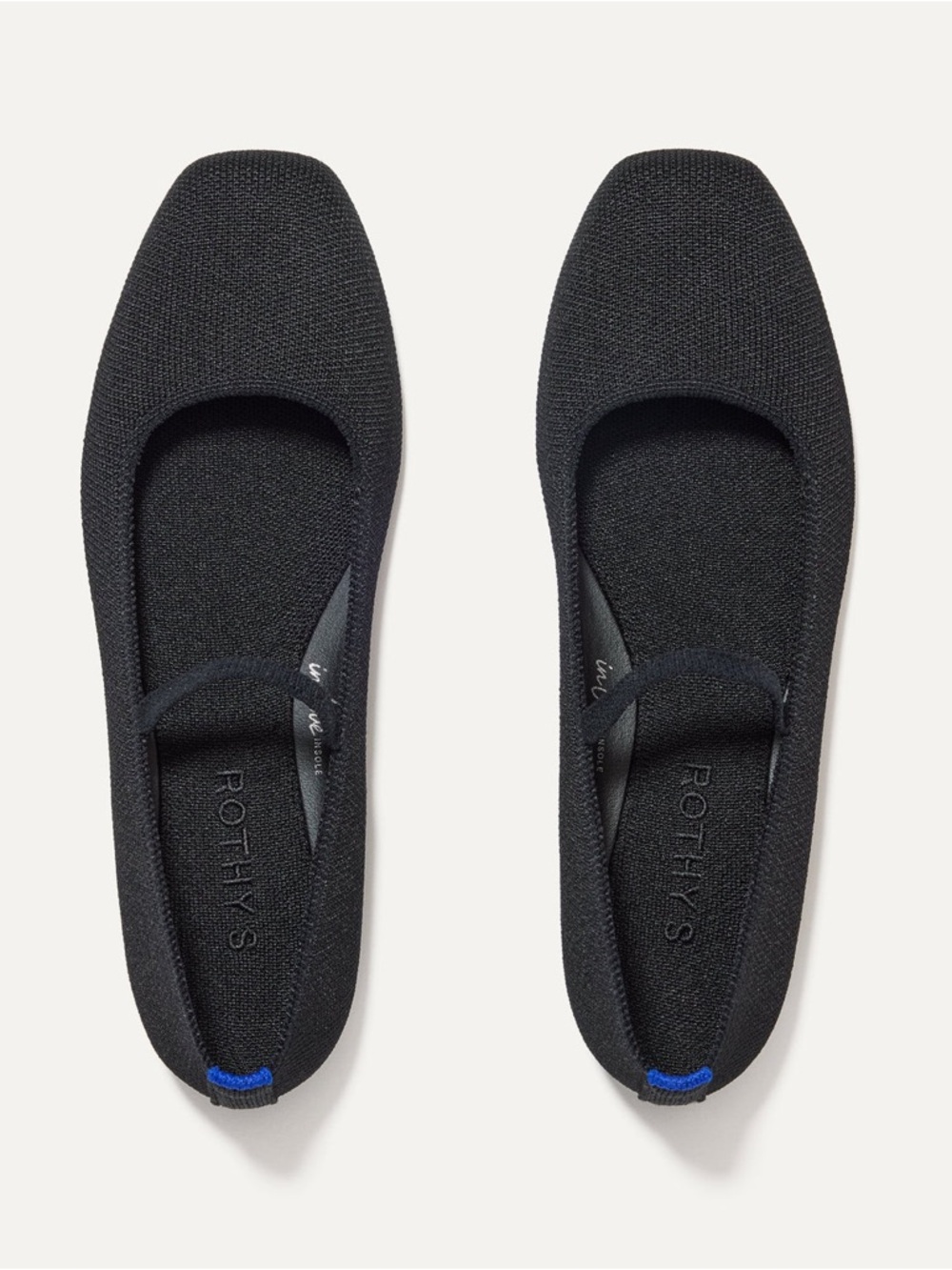 Rothy’s The Max Square Mary Jane - Black, Size 9